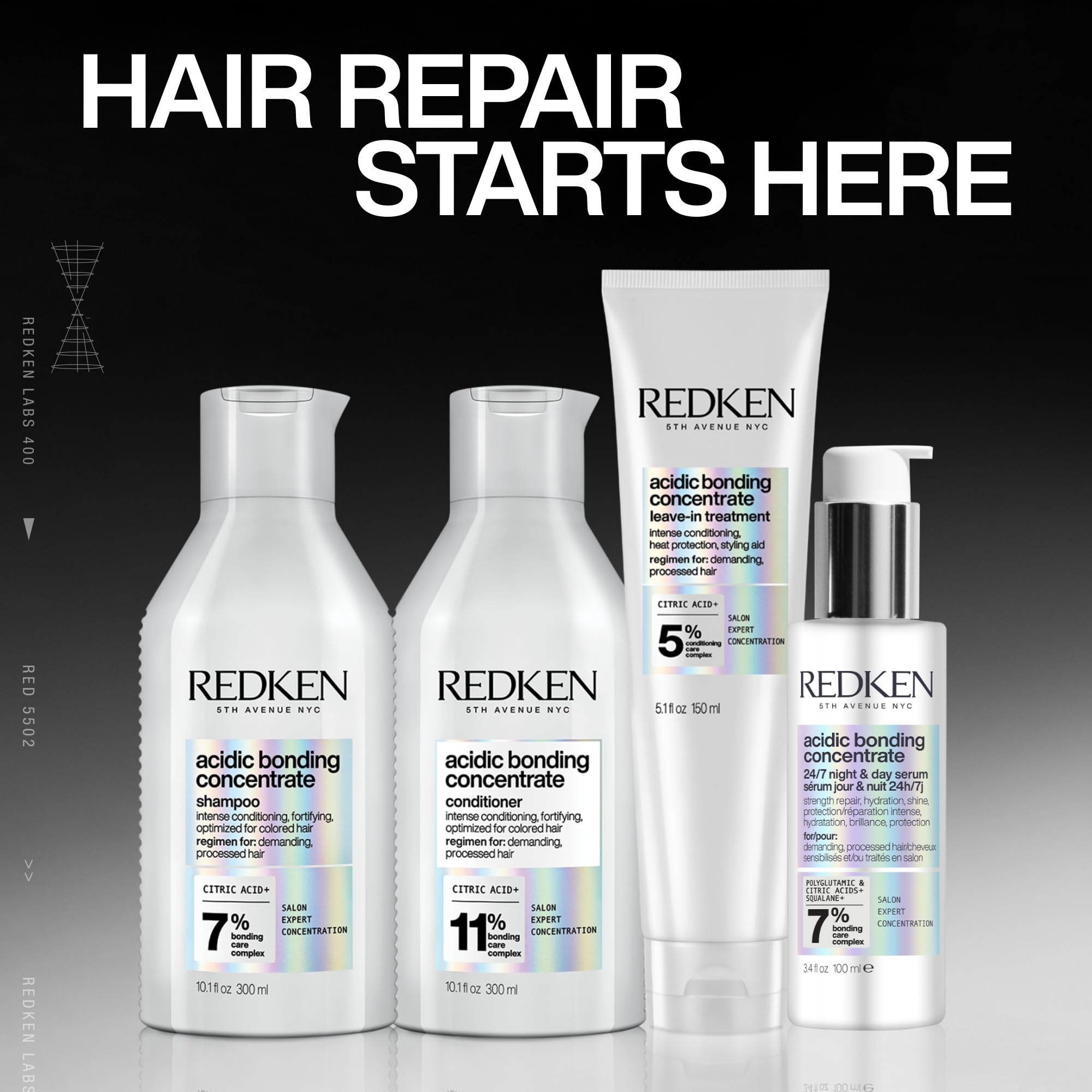 Shiny, smooth hair after using Redken serum demonstrating frizz control