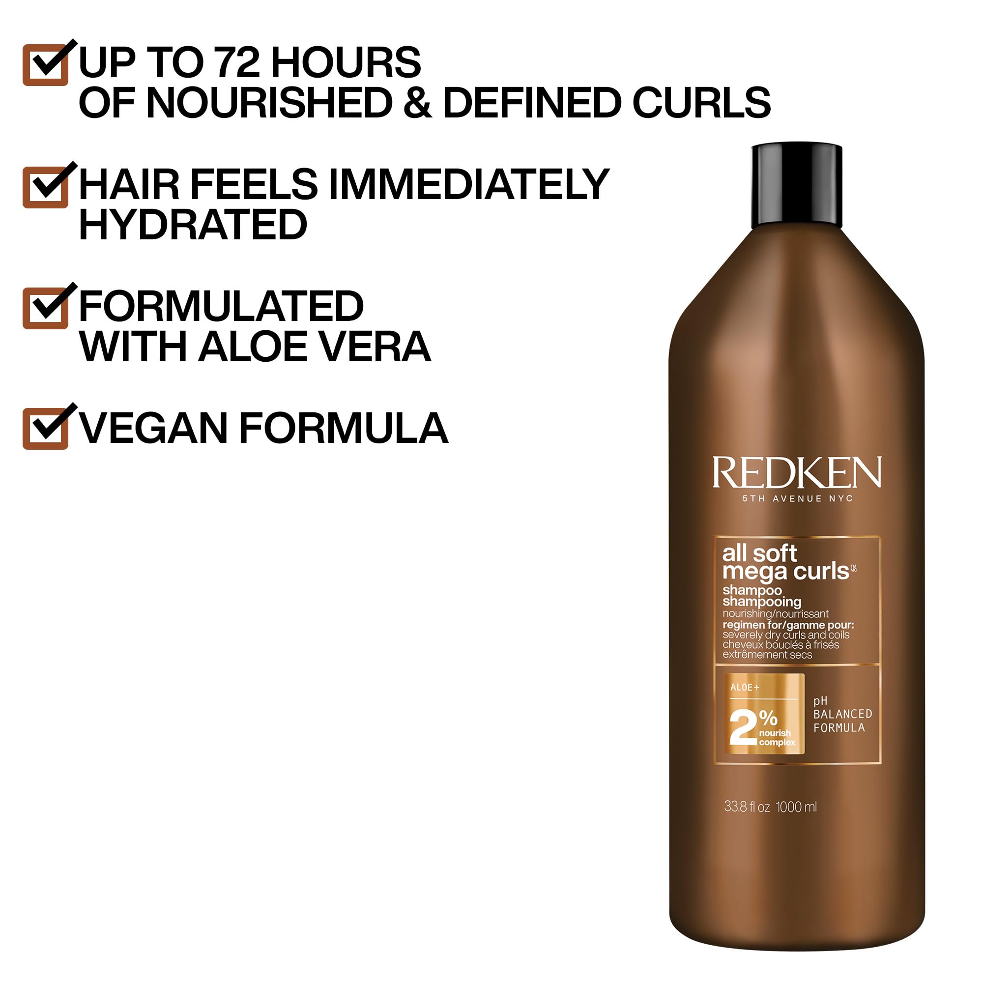 Redken pump dispensing shampoo foam for easy application