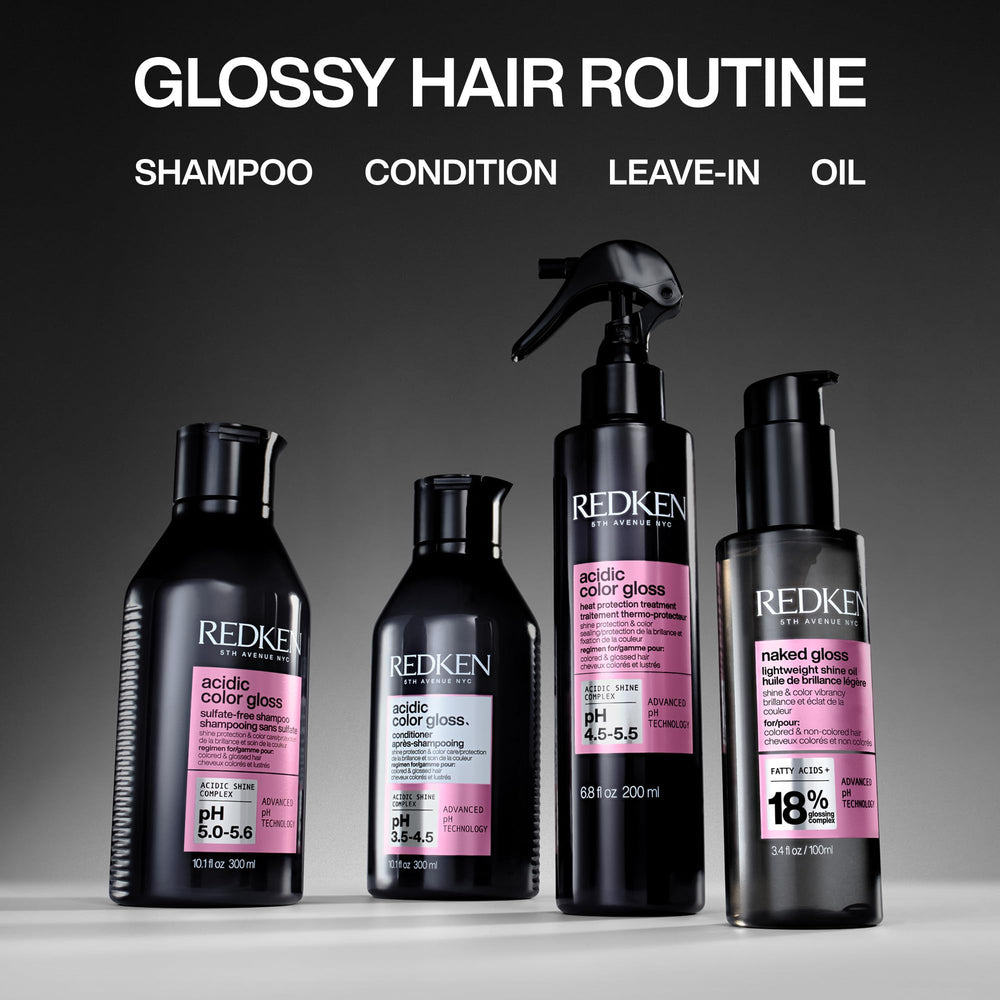 Redken visual of omega-9 ingredient emphasizing nourishing fatty-acid hydration benefit