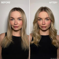 Redken One United texture shot pouring to show lightweight, non-greasy finish