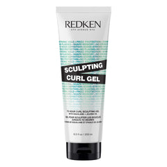 Redken sculpting curl gel front bottle showing professional styling benefit