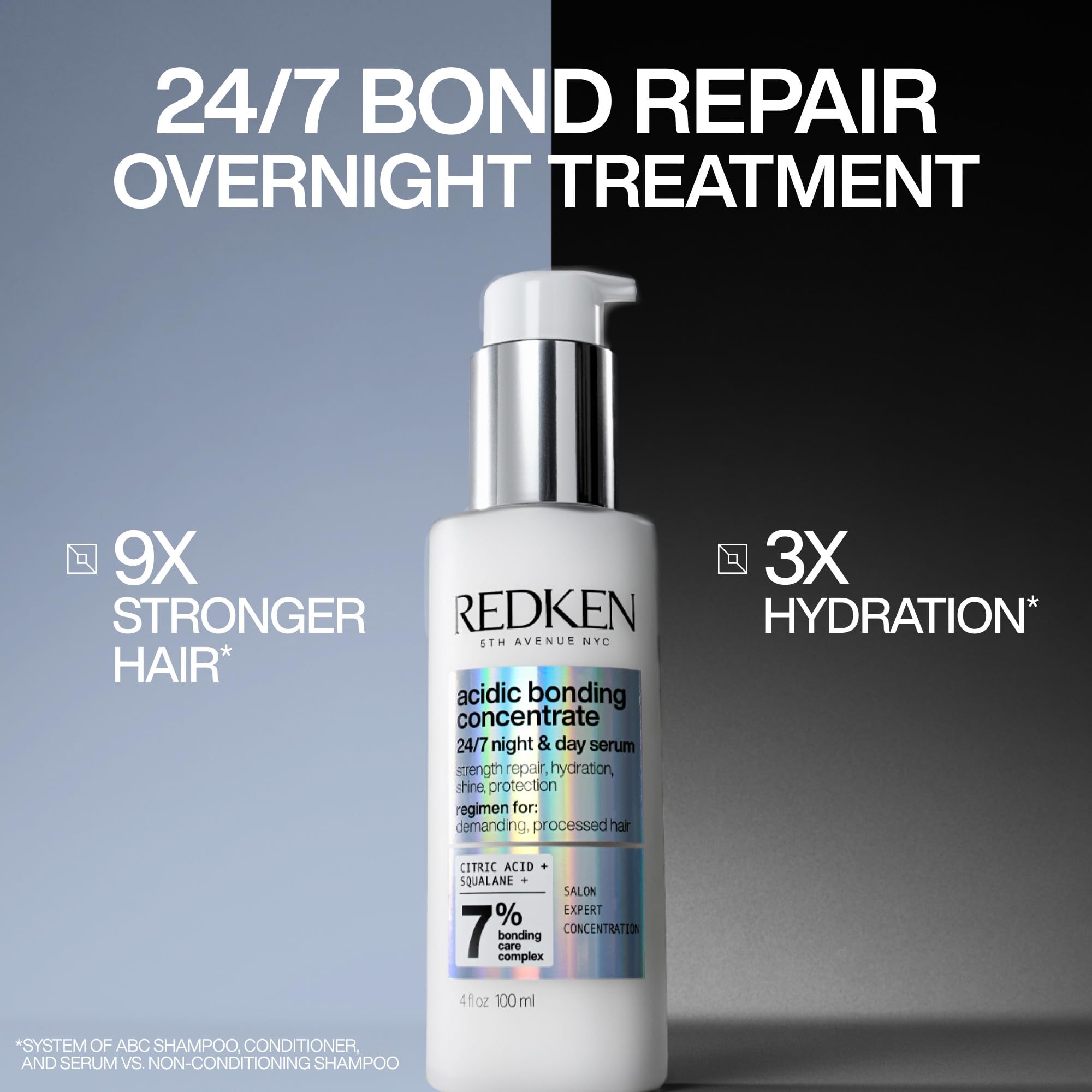 Redken serum pump dispensing product for controlled application benefit