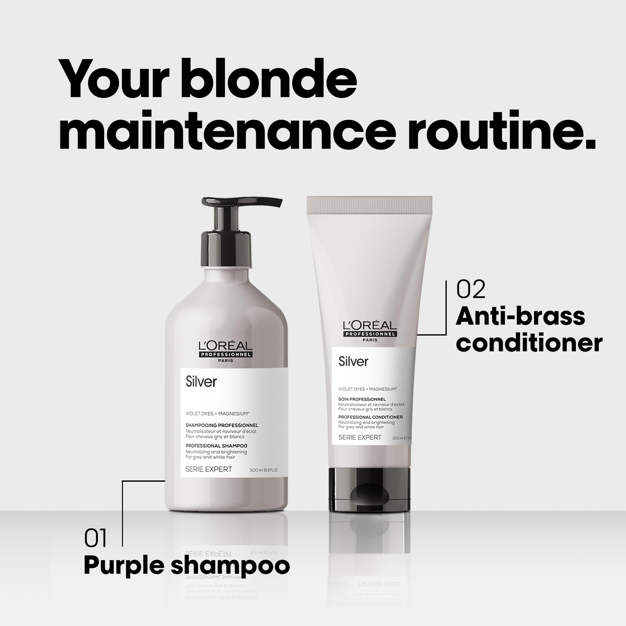 Redken shampoo being massaged into wet hair showing toning action