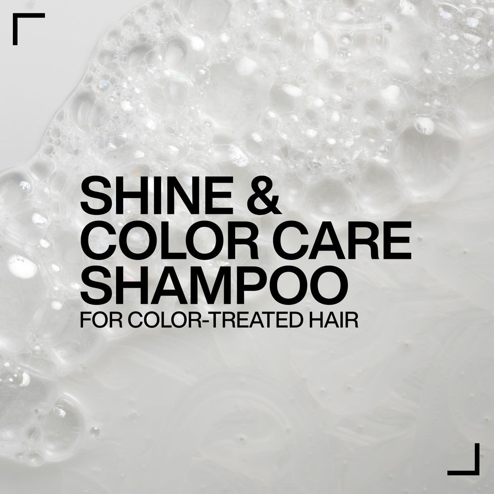 Redken bottle beside refill illustrating reduced-plastic-per-ml benefit