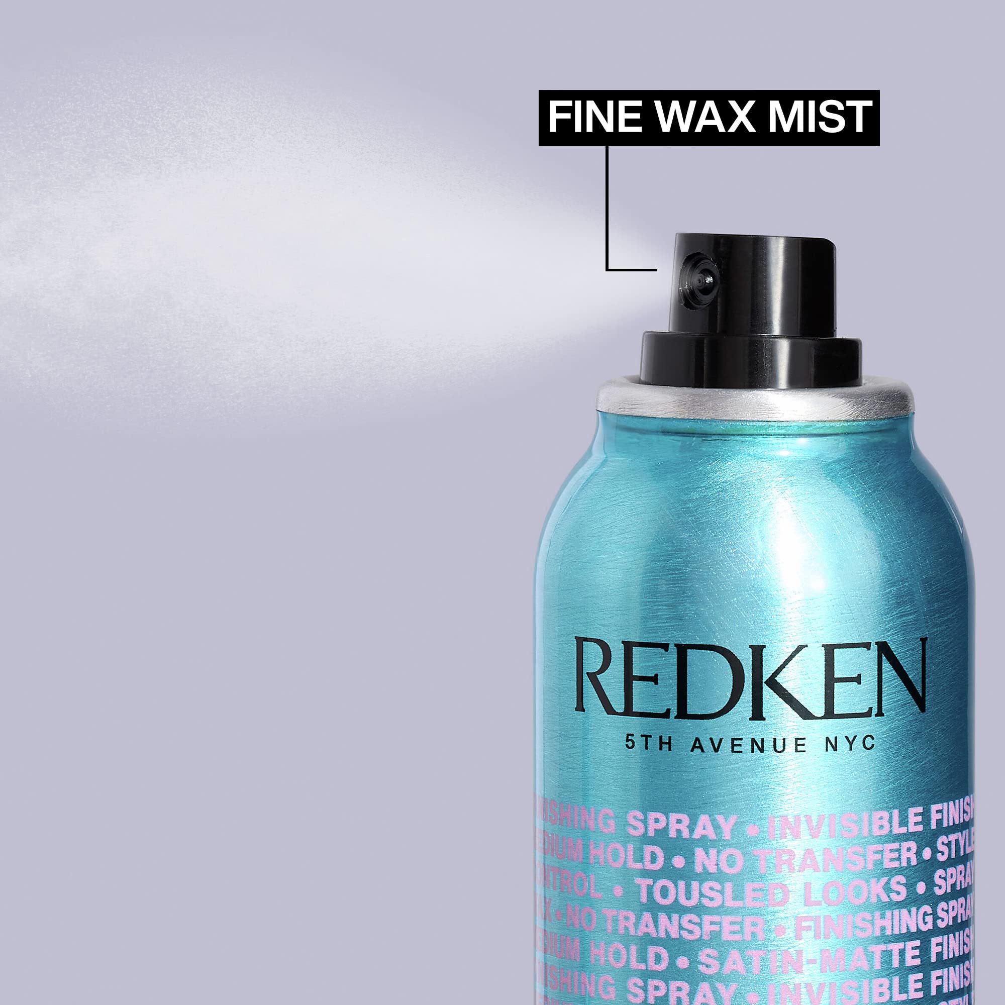 Redken side-by-side before and after showing added body and definition
