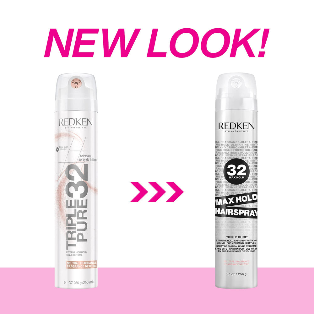 Redken tri‑actuator nozzle closeup demonstrating even mist spray control and precision