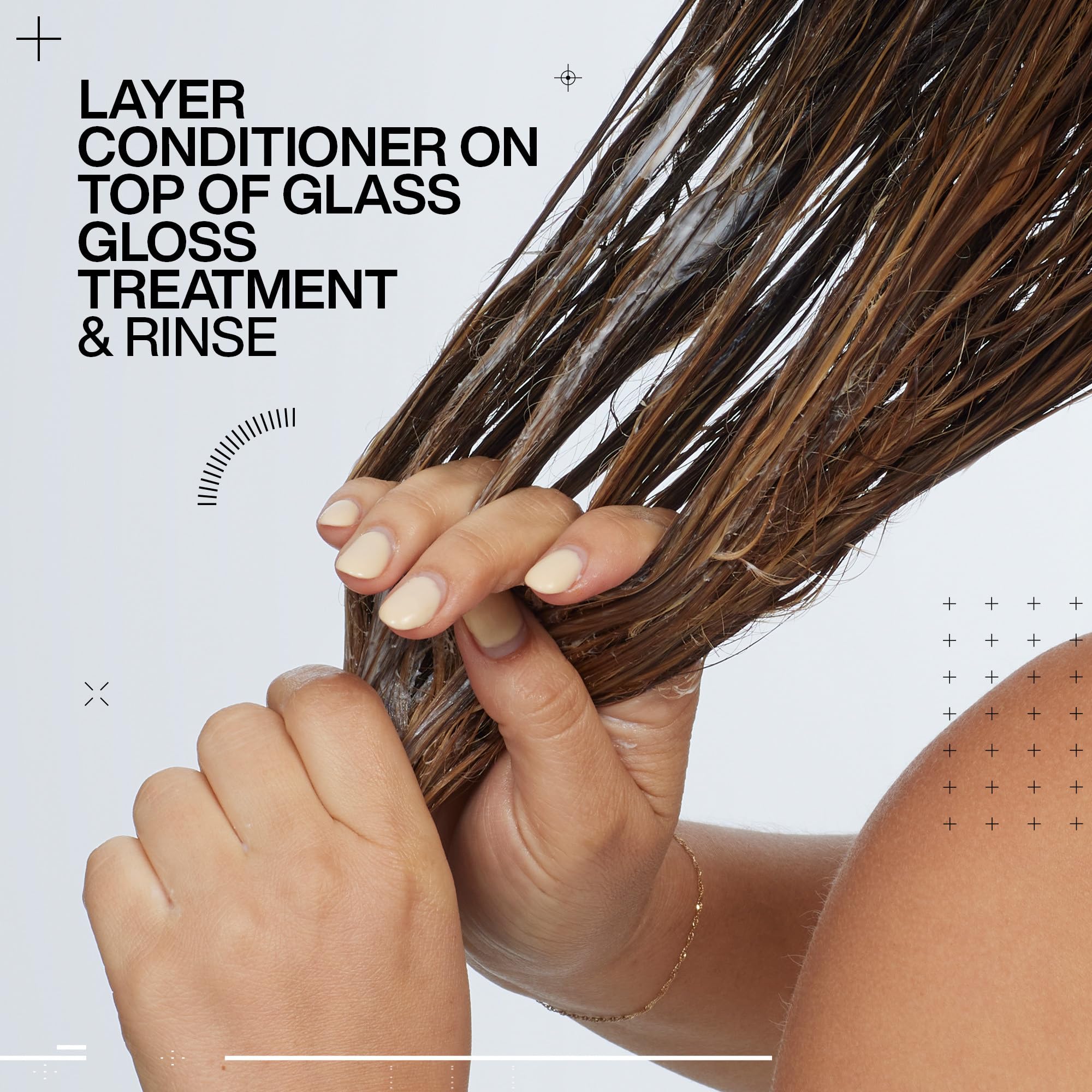 Redken on vanity with styling tools to showcase routine-ready convenience