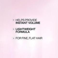 Redken label close-up highlighting ingredients and formula advantage