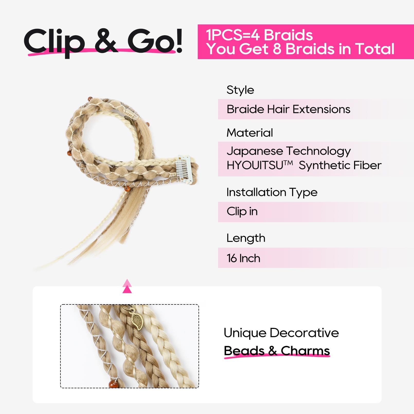 REECHO close view of sewn clip base demonstrating secure attachment and comfort