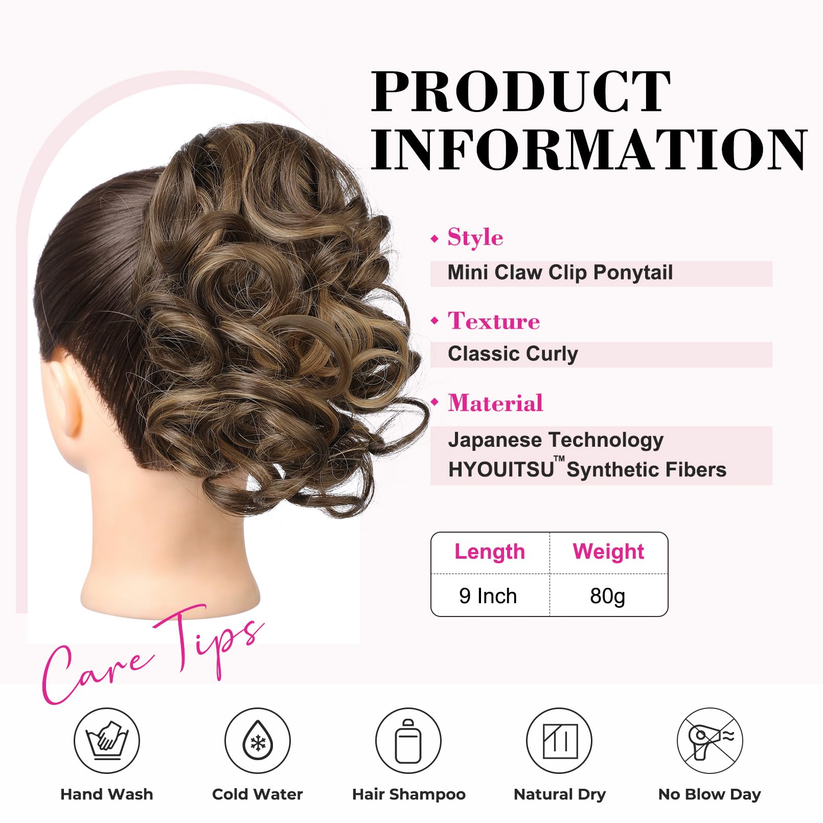 REECHO small jaw claw clip close-up demonstrating secure grip for fine hair