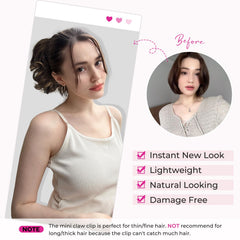 REECHO worn on short hair styling instantly adds volume and a polished look