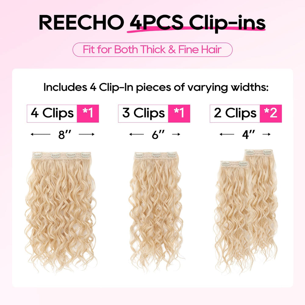 REECHO side profile blending extensions with natural hair showing seamless integration benefit