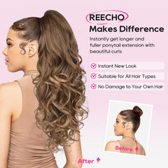 REECHO wrapped base concealing clip for a seamless finish