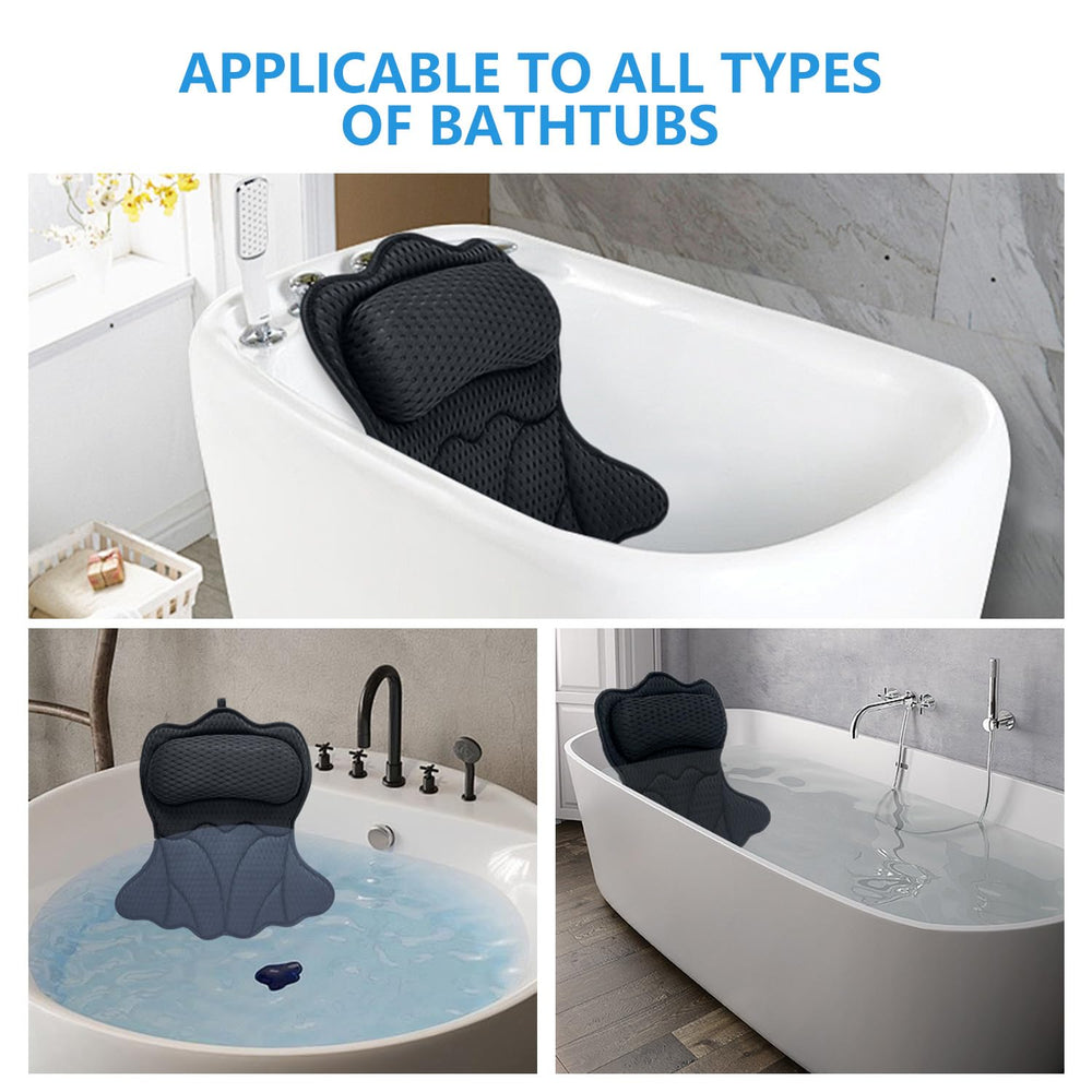 REEZEIVI lifestyle scene of pillow in a bath emphasizing soothing comfort