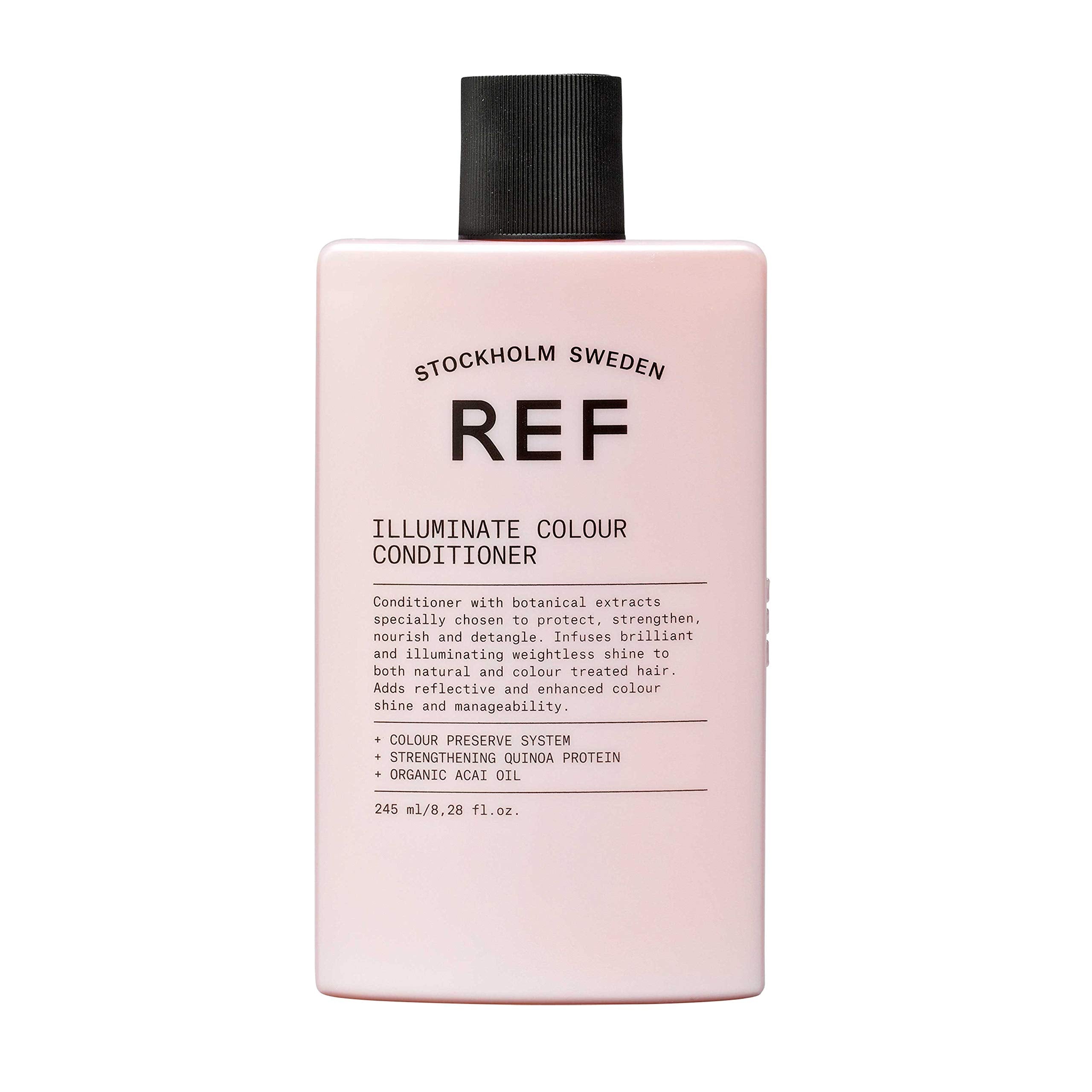 REF front packaging showing bottle and brand for clear product ID and benefit