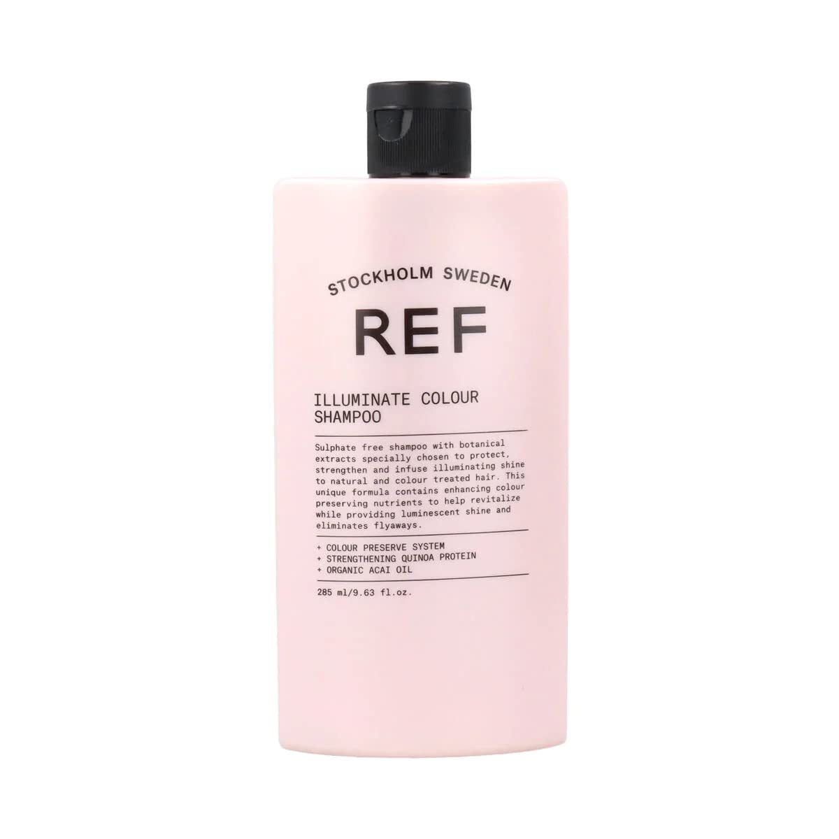 REF Illuminate Colour Shampoo bottle front view showing glossy color-preserving finish