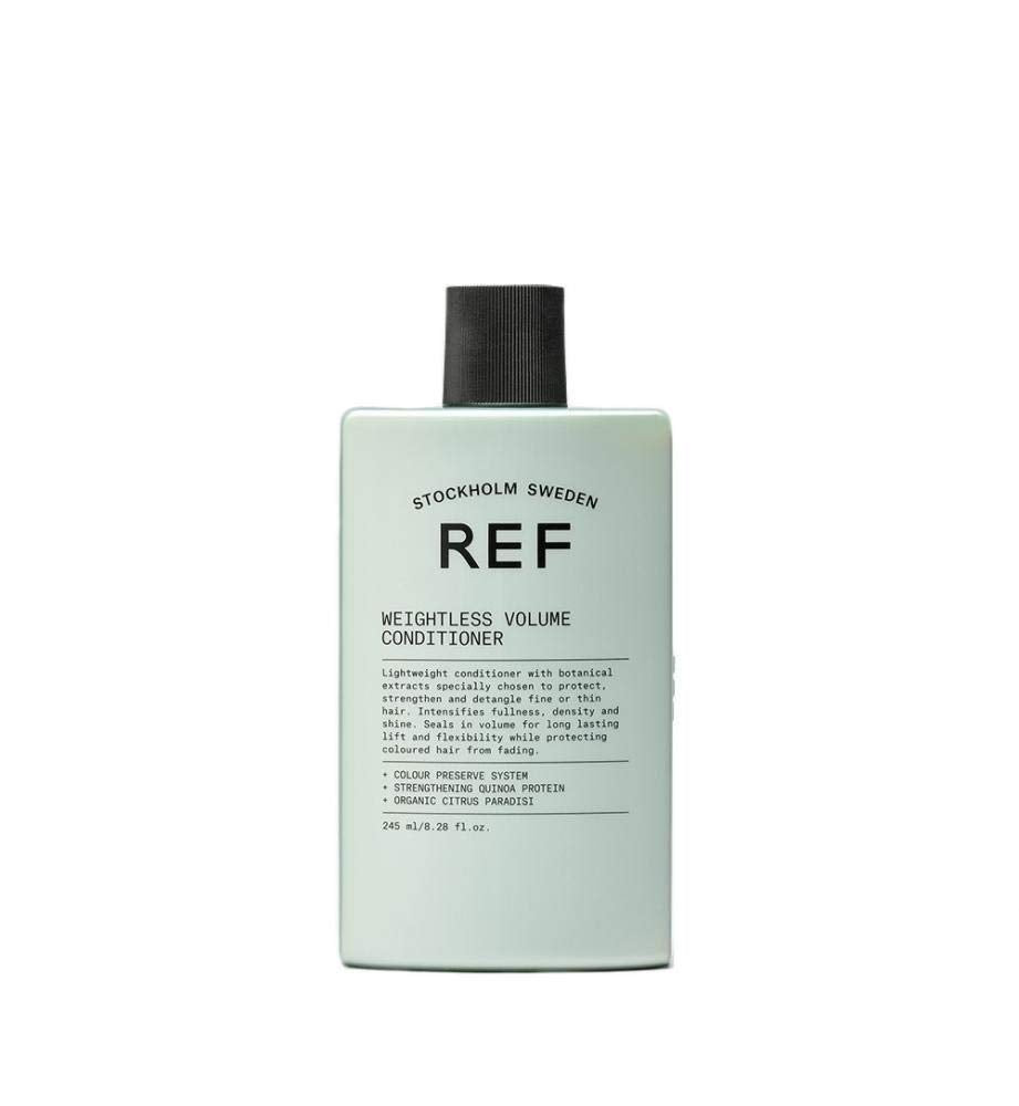 REF front bottle view showing label and lightweight benefits