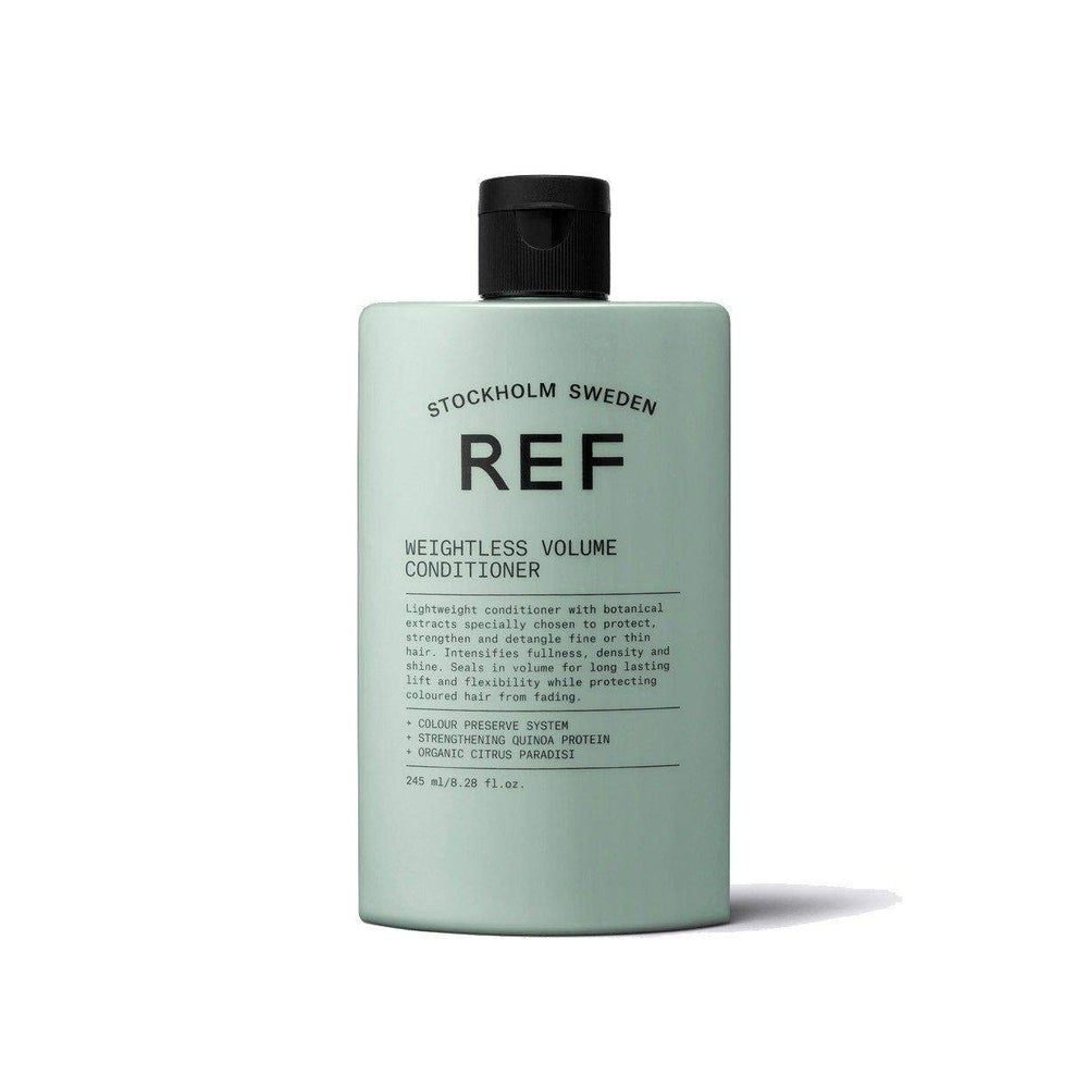 REF conditioner applied to hair for visible lift and soft texture