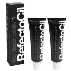 RefectoCil Pure Black front packaging showing rich black color and professional finish