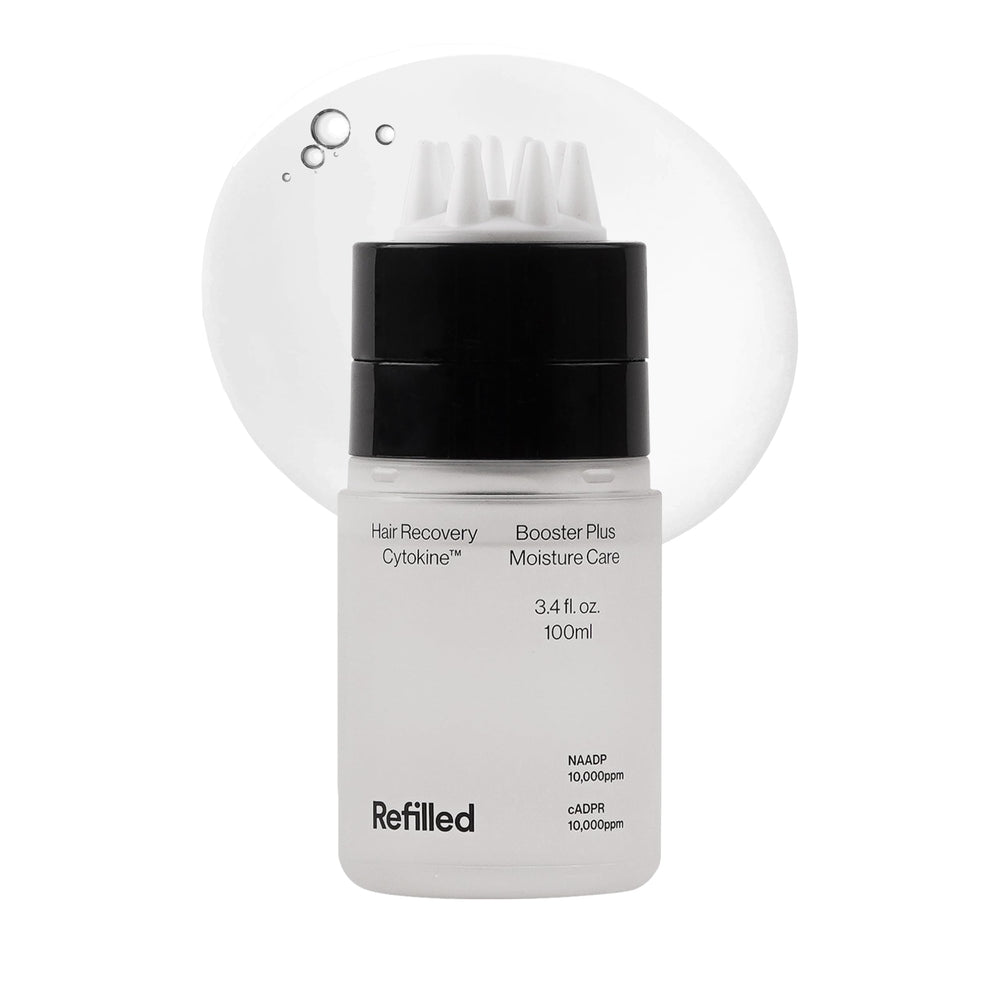 Refilled front packaging showing clean design and easy identification benefit