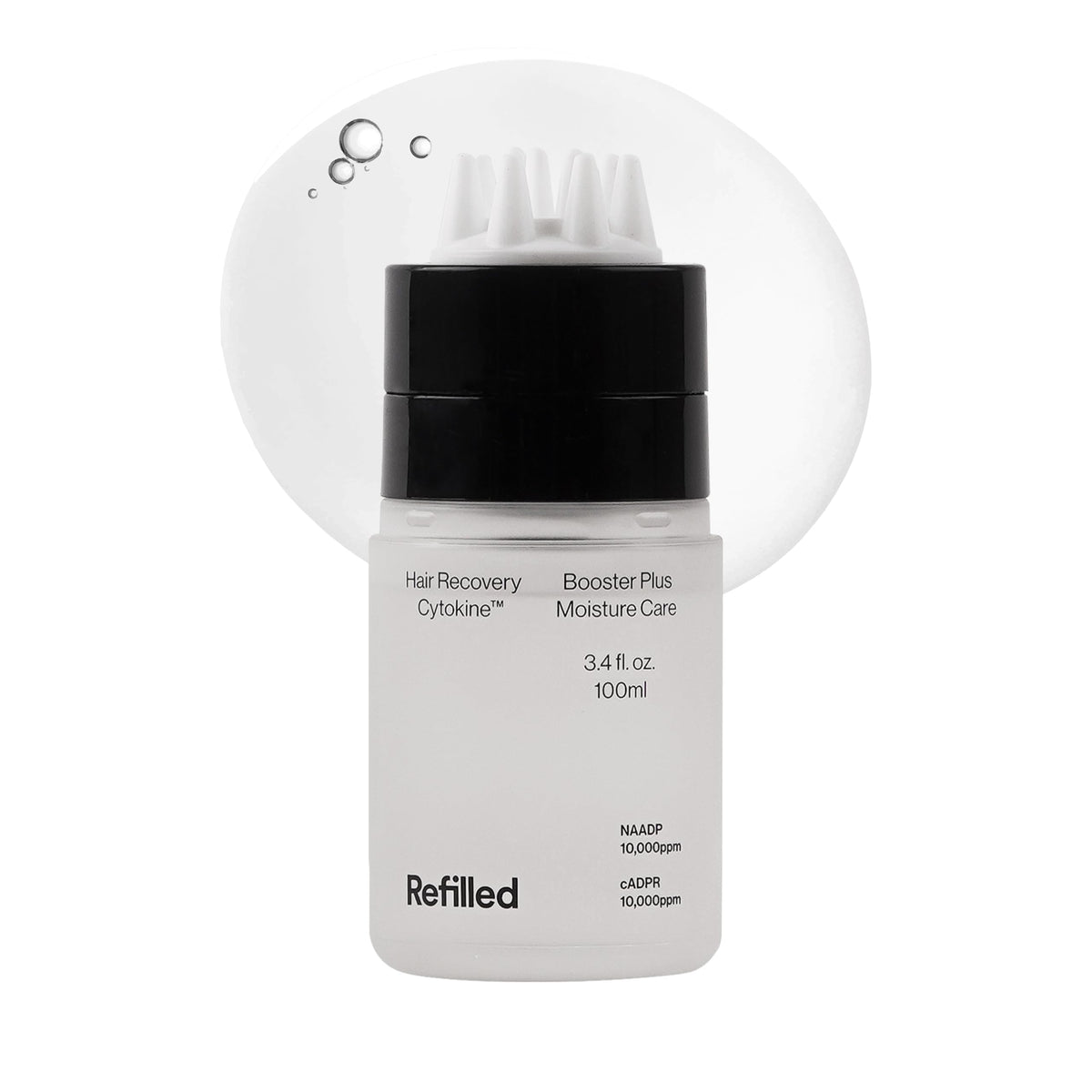 Refilled front packaging showing clean design and easy identification benefit