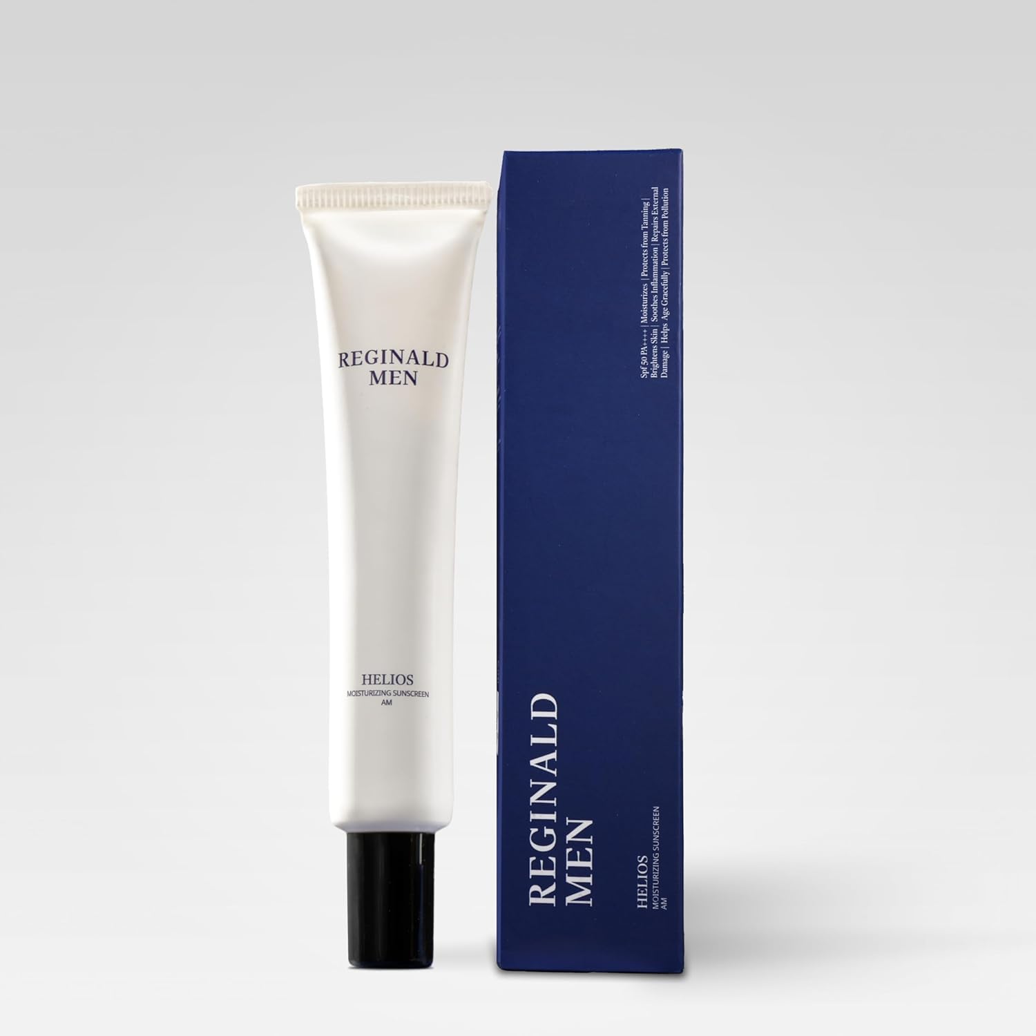 Reginald Men Helios lightweight texture close-up for quick absorption