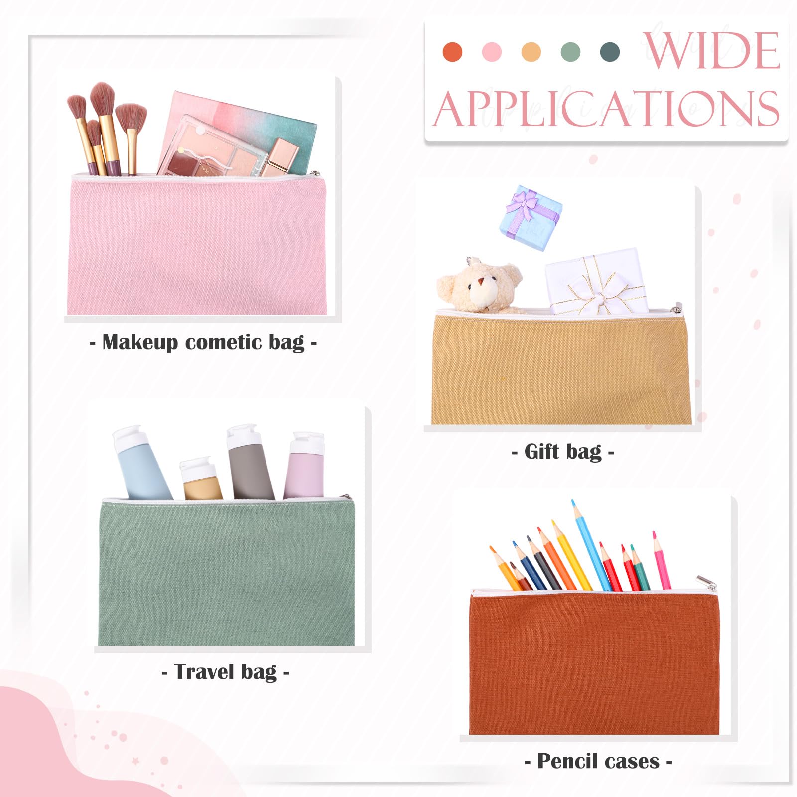Reginary cosmetic bag on bathroom counter showing tidy storage and everyday accessibility
