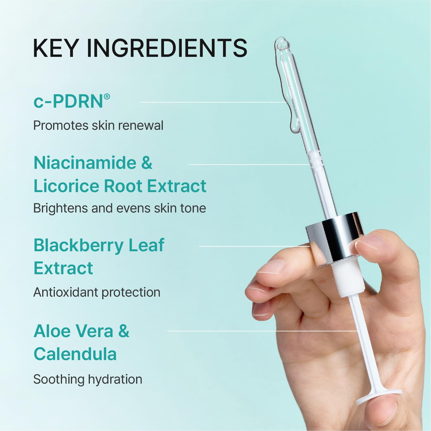 REJURAN applying ampoule to face demonstrating targeted treatment