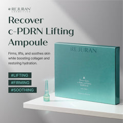 REJURAN open ampoule close-up showing clean single-dose design and precision
