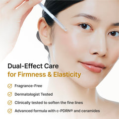 REJURAN lightweight serum texture close-up illustrating fast absorption