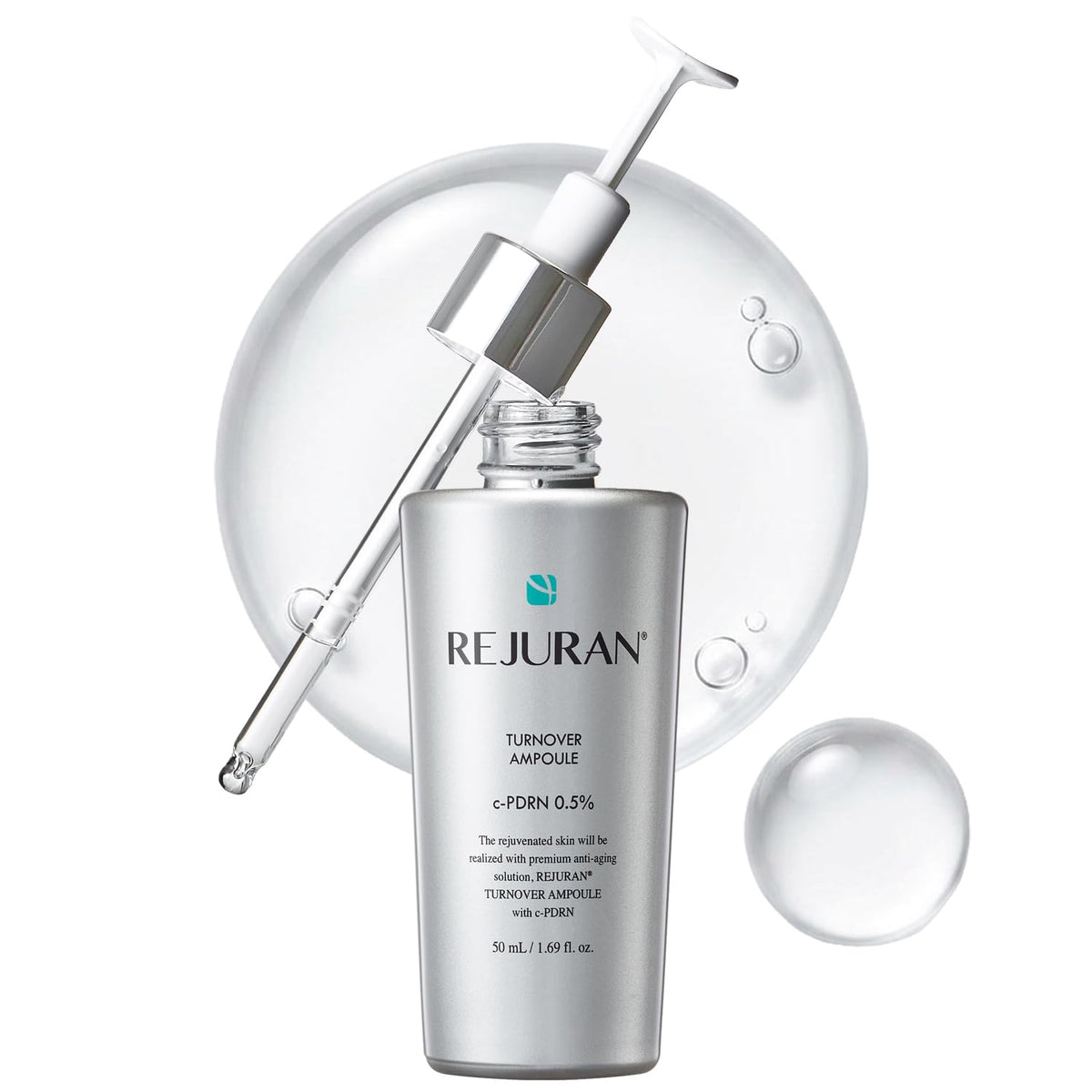 REJURAN front bottle showing clean packaging and product benefit