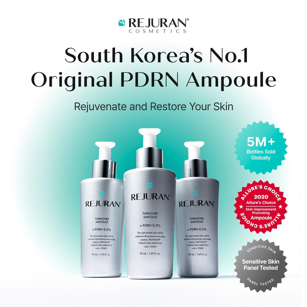 REJURAN serum texture drops highlighting lightweight absorption benefit
