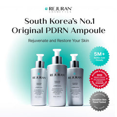REJURAN serum texture drops highlighting lightweight absorption benefit