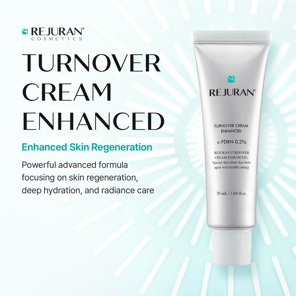 REJURAN cream texture swatch highlighting lightweight hydration and fast absorption
