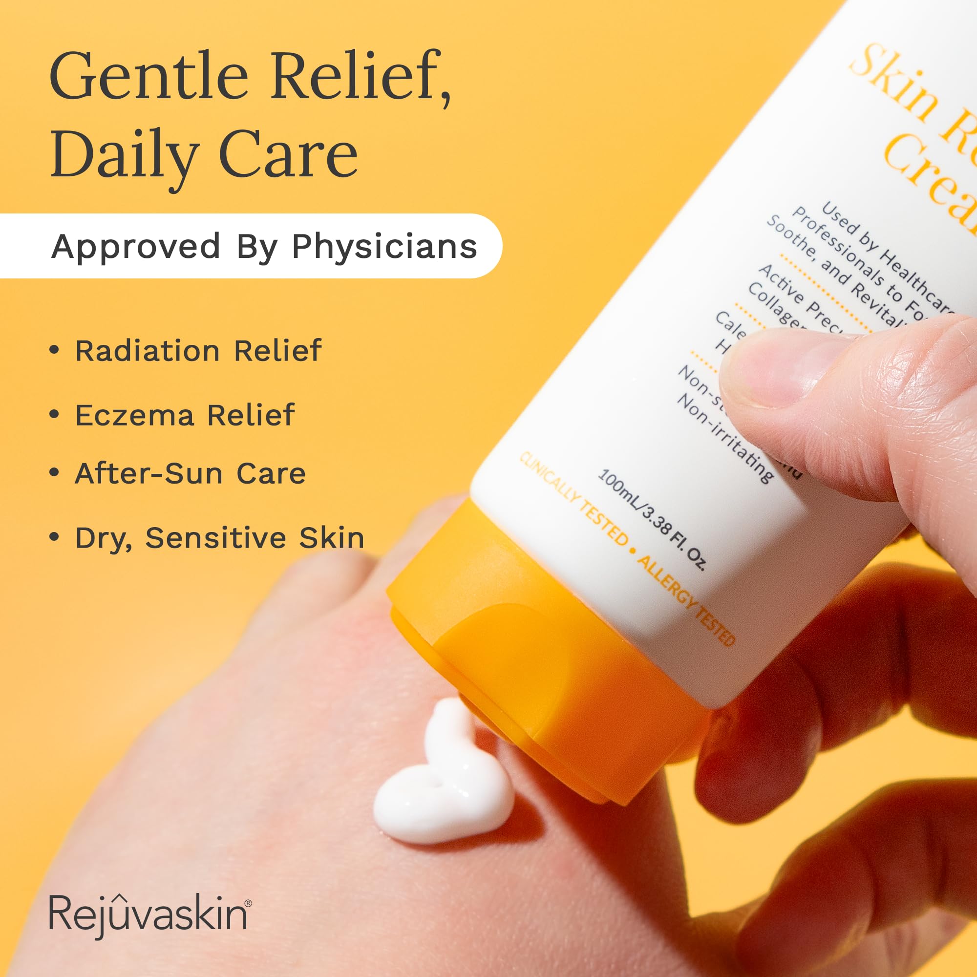 Rejuvaskin lifestyle bedside jar suggesting nightly nourishment and recovery
