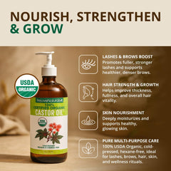 RejuveNaturals label close-up highlighting USDA organic and cold-pressed benefits