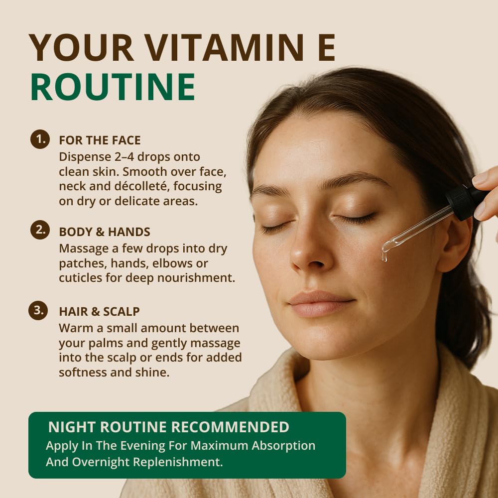 Close-up of oil texture showing RejuveNaturals smooth absorption benefit