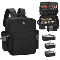 Relavel backpack front view showing roomy exterior and professional look