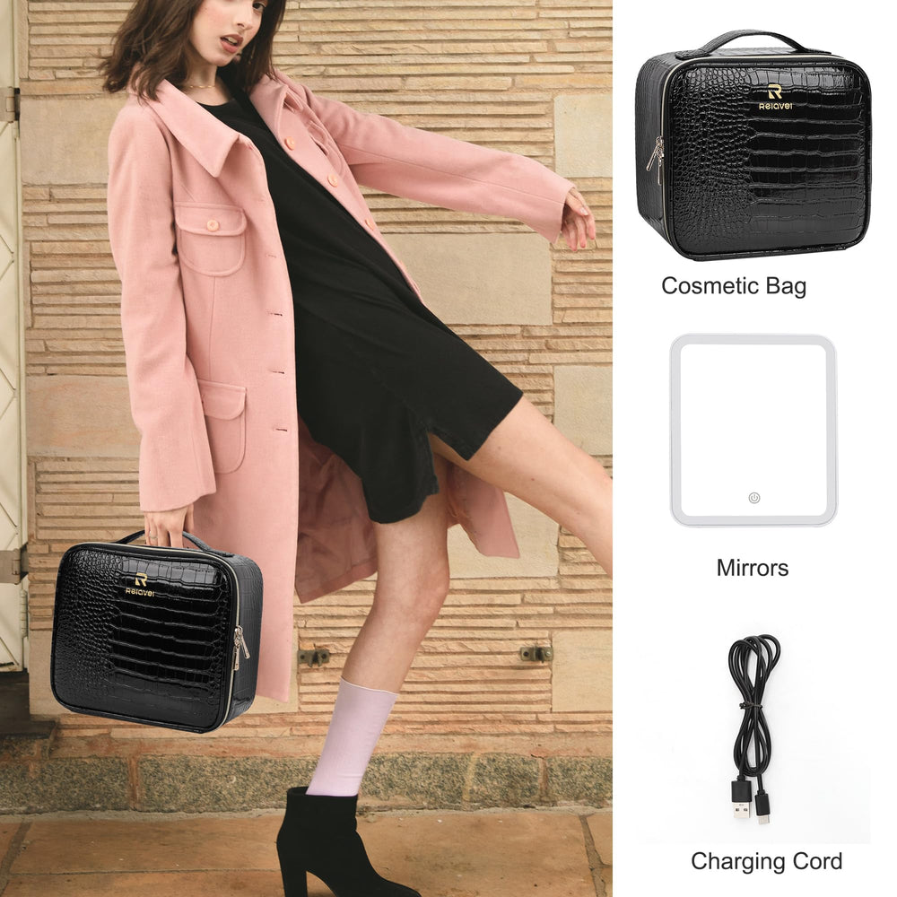 Relavel battery and USB port close-up illustrating rechargeable convenience and long runtime