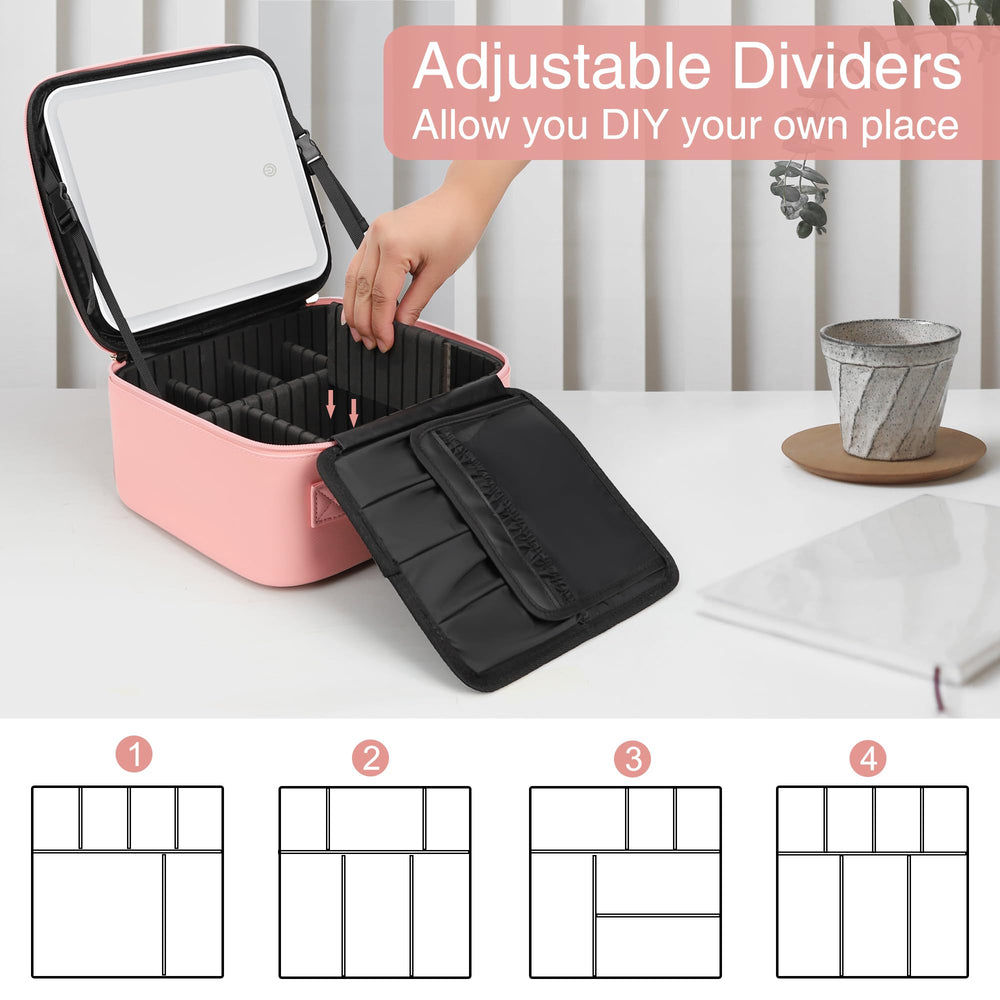 Relavel detailed shot of detachable EVA partitions providing shock-resistant protection