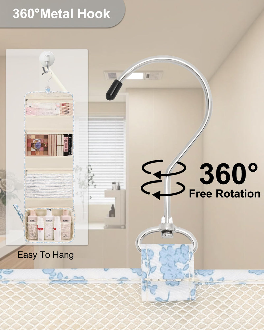 Relavel open layout displaying four compartments for organized packing