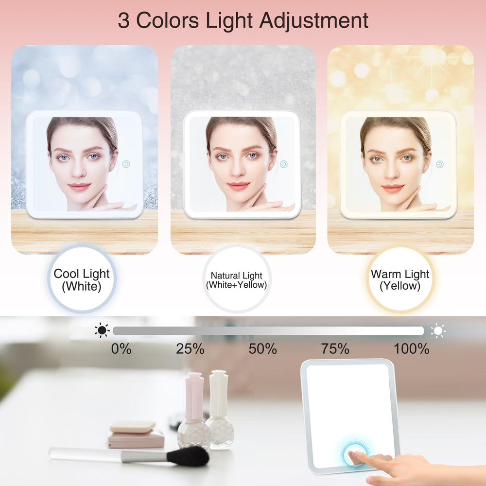 Relavel open case with customizable dividers holding palettes and skincare for organized storage