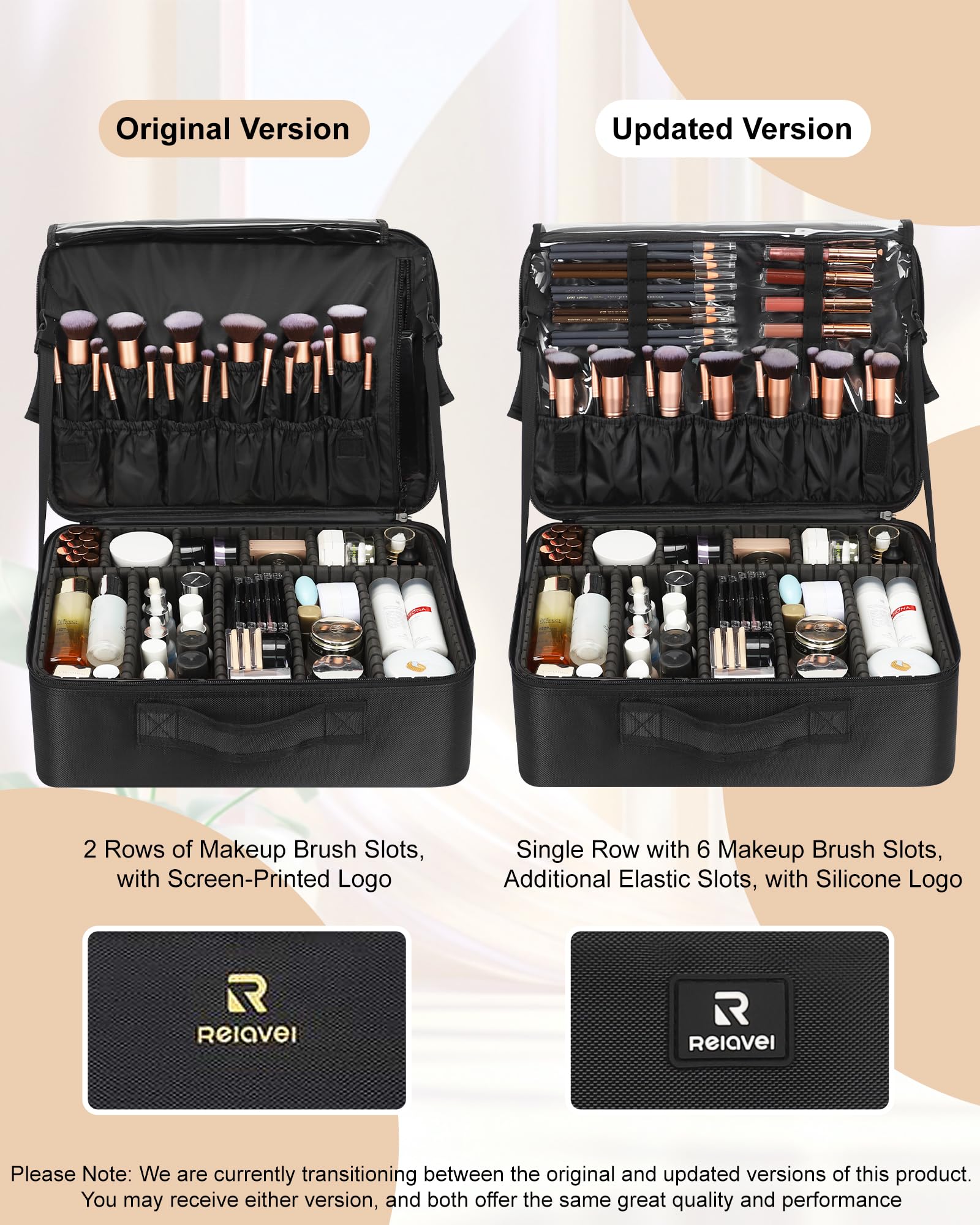 Relavel size comparison with palette showing large capacity for kits