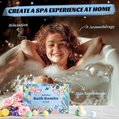RelaxRose individually wrapped bombs ready to share and store easily