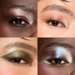 r.e.m. beauty applied natural daytime eye look demonstrating blendable finish