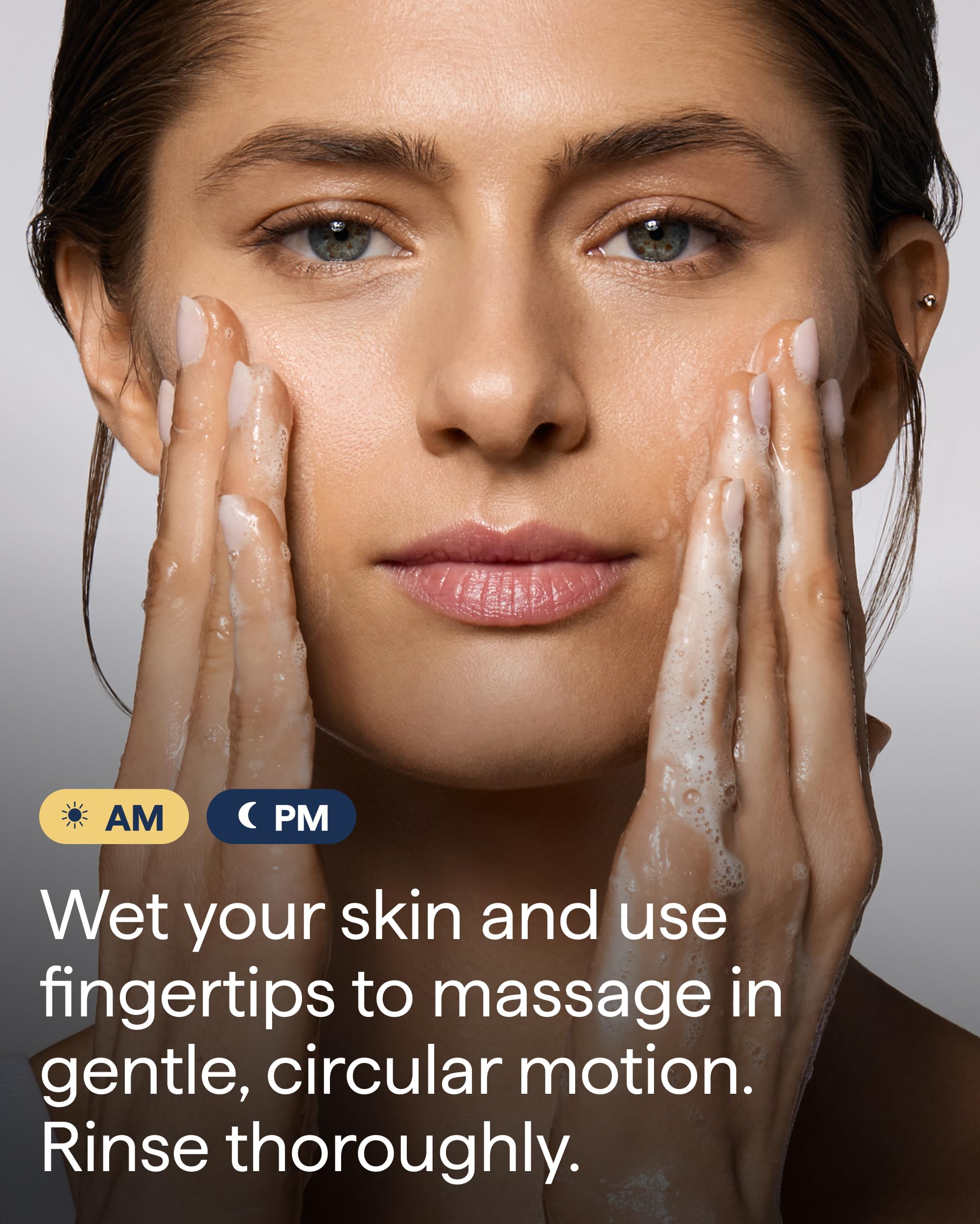 Remedy Science rinsed skin finish showing calm, non-tight result