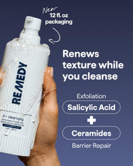 Remedy Science foam on hand demonstration illustrating effective oil removal