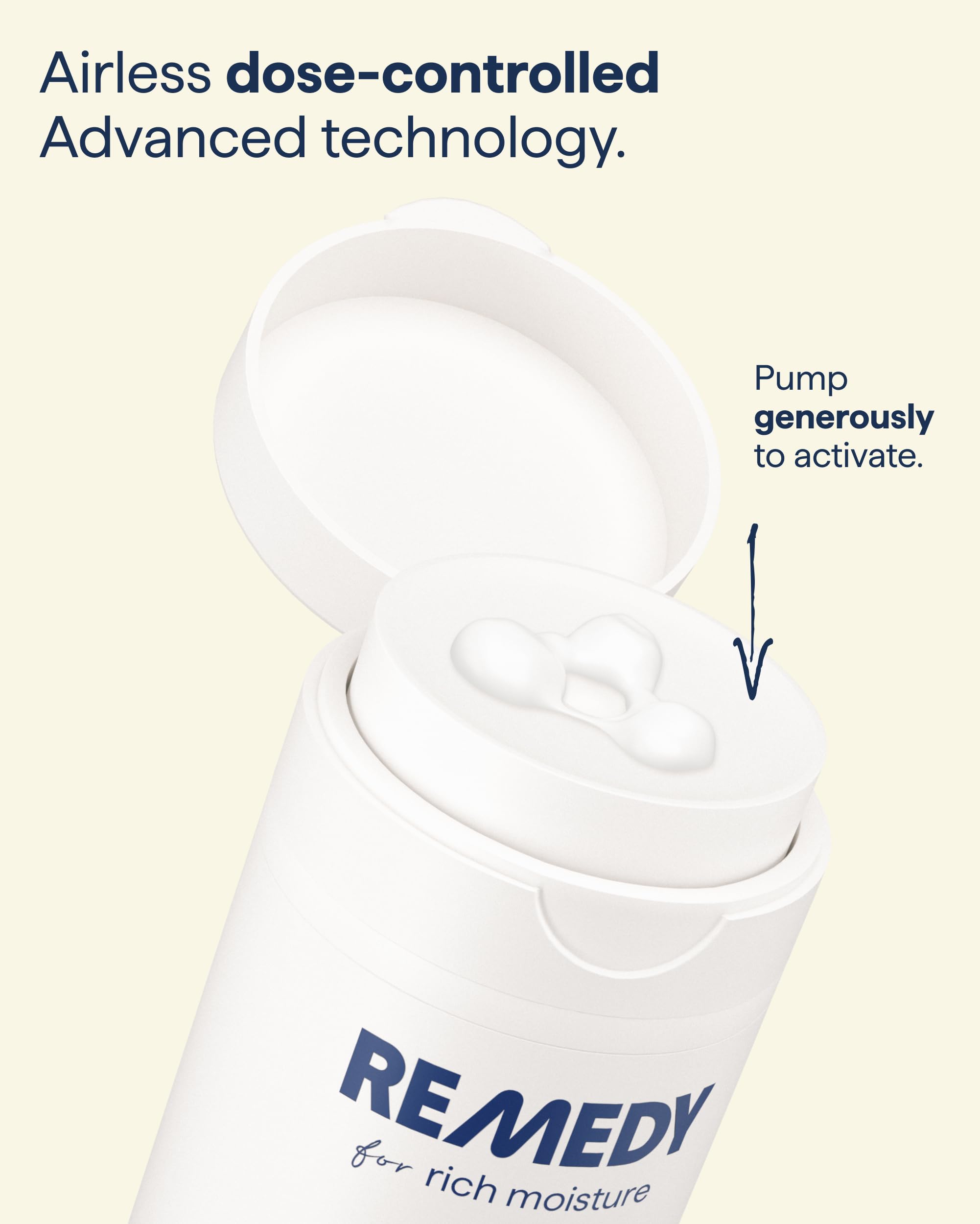 Remedy Science before and after face images showing reduced flakiness