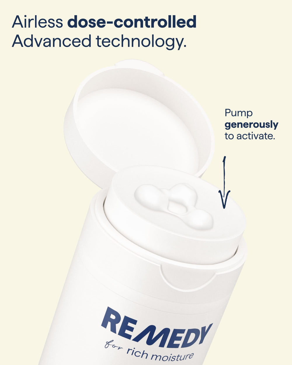 Remedy Science before and after face images showing reduced flakiness