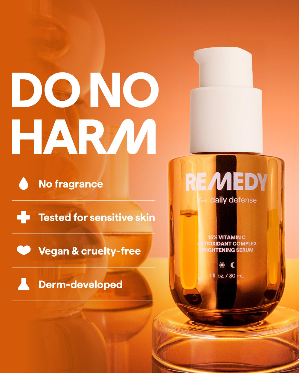 Remedy Science compact box and bottle conveying travel-friendly protection benefit
